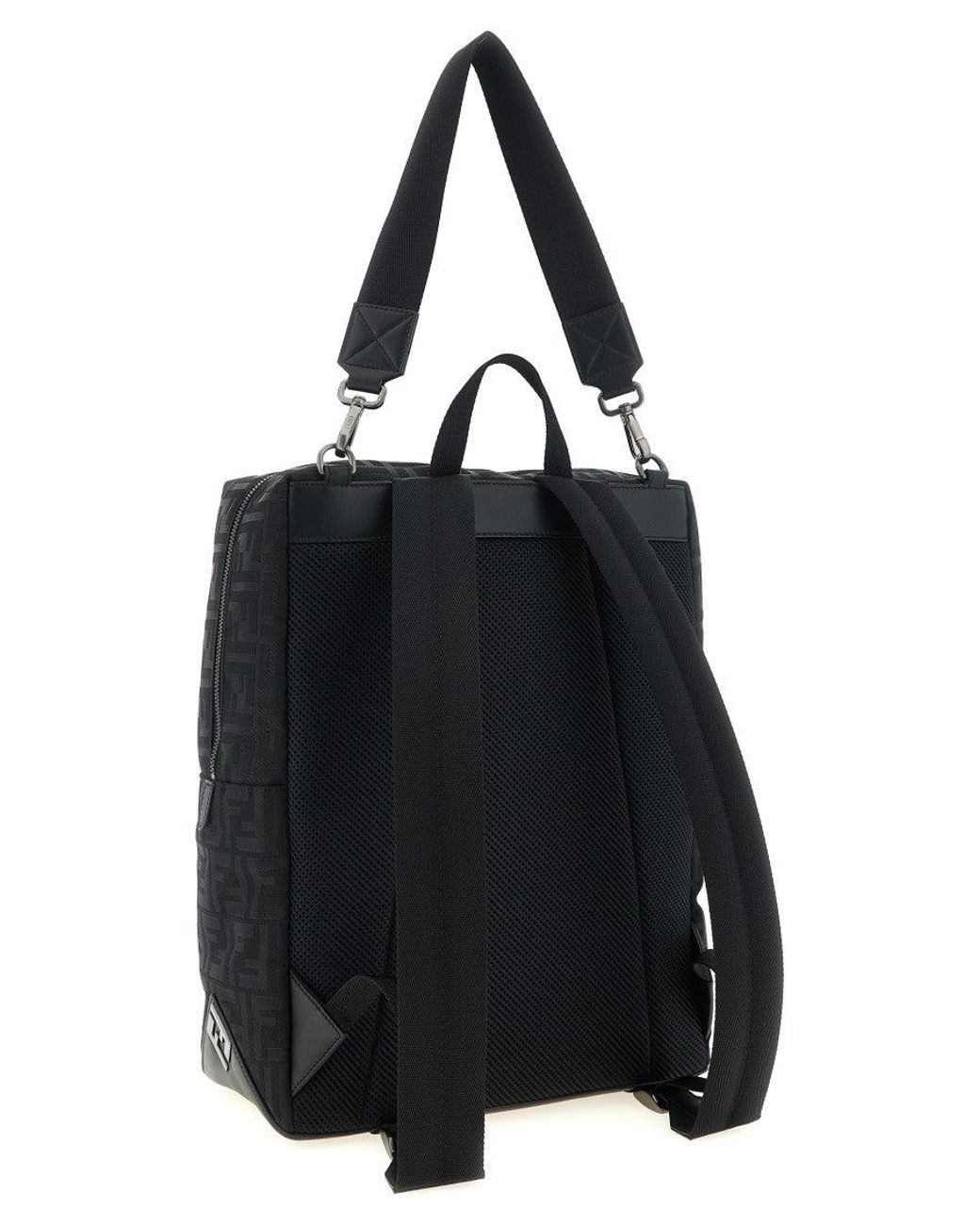 Fendi Black Lui Large Backpack for men