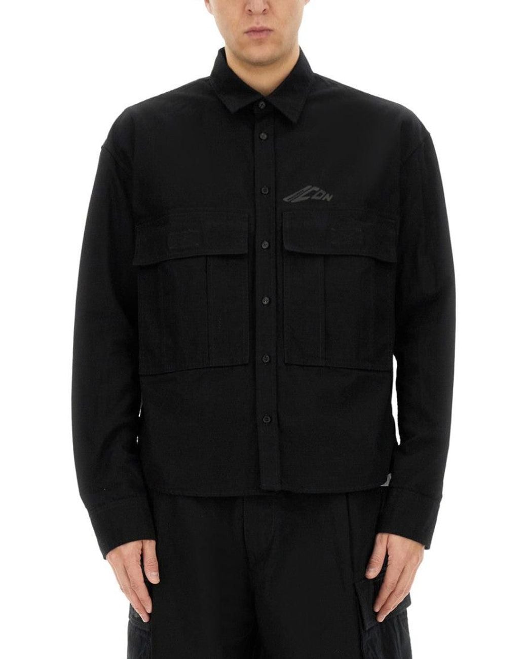 DSquared² Black Regular Solid Shirt for men