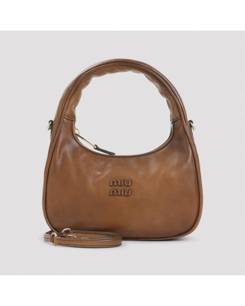 Miu Miu Brown Wander Hobo