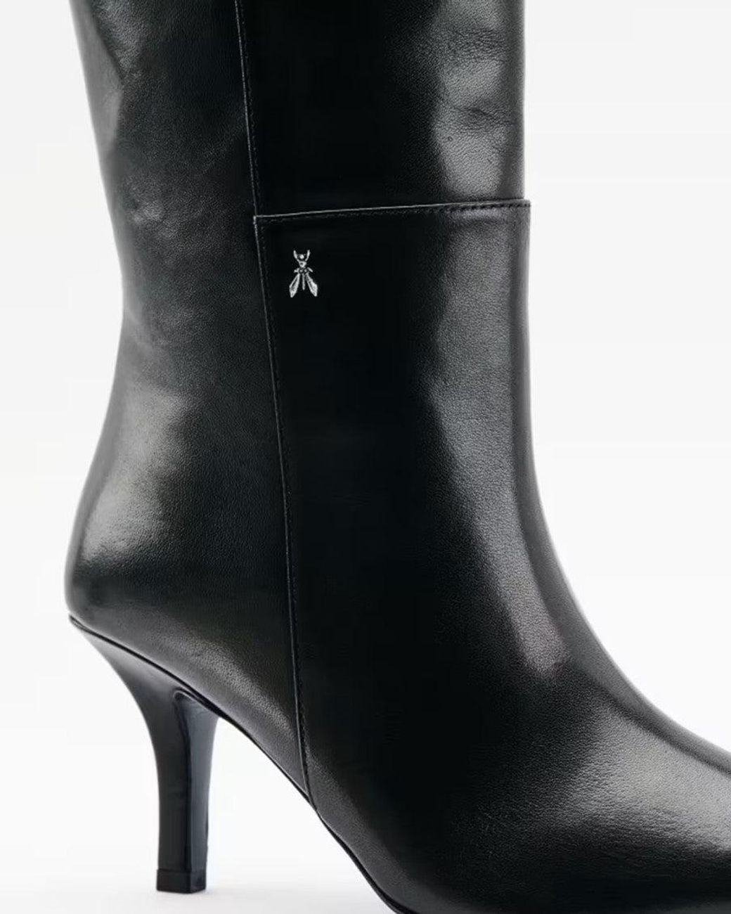 Patrizia Pepe Black Minimal Shape Boots