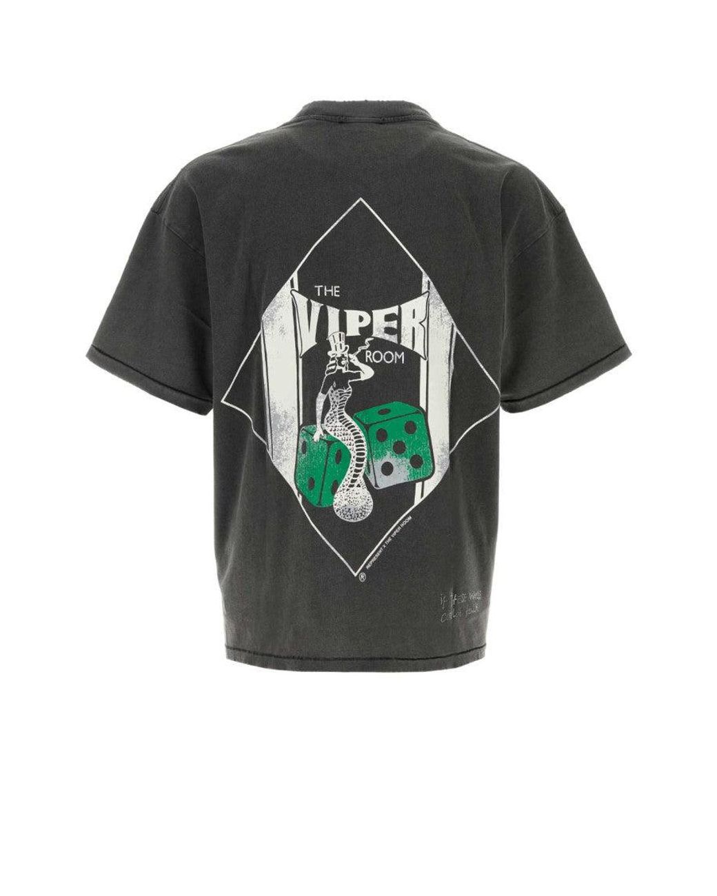 Represent Black Graphic T-Shirt for men