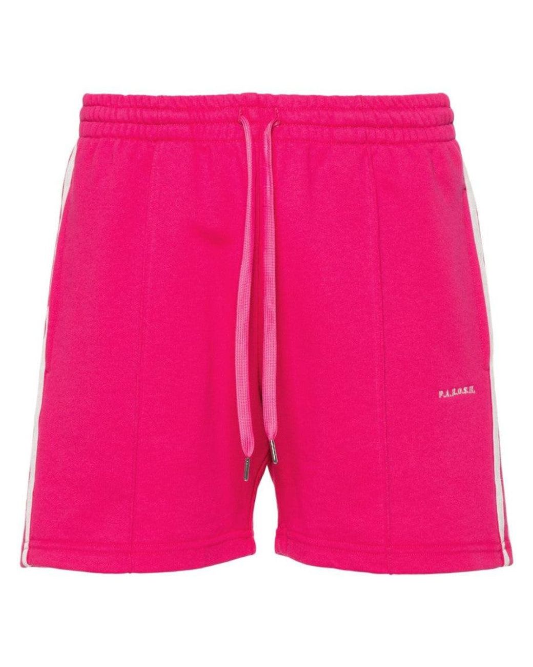 P.A.R.O.S.H. Pink Striped Jersey Shorts