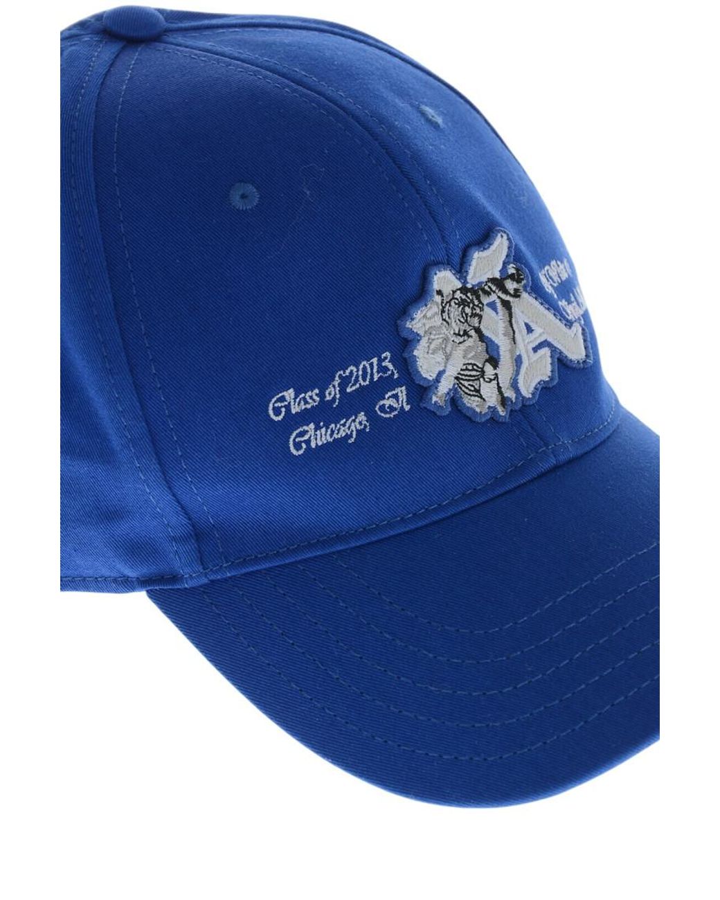 Off-White c/o Virgil Abloh Blue Solid Baseball Cap for men