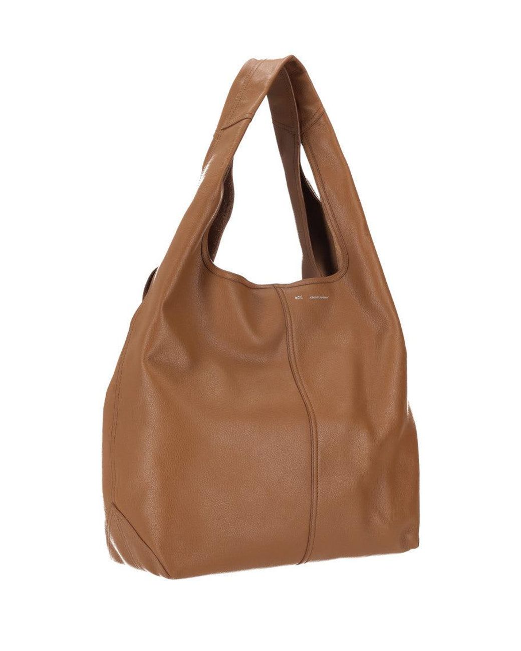 AMI Brown Cumin Supple Large Hobo