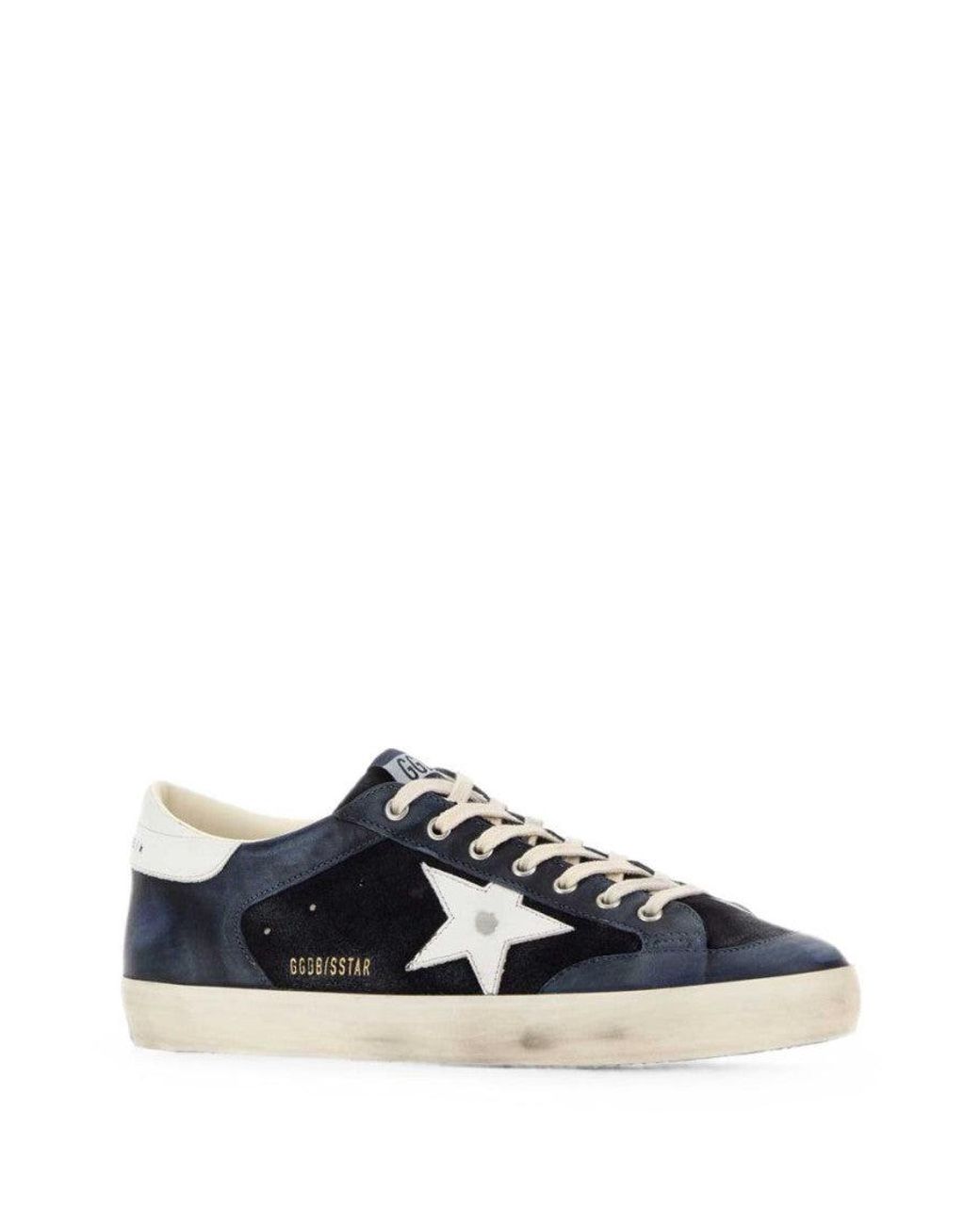 Golden Goose Deluxe Brand White Logo Sneakers for men