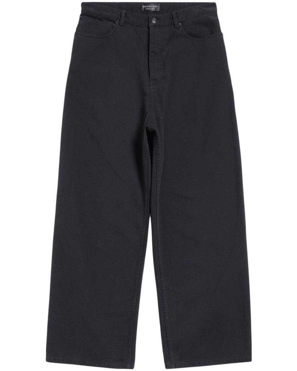 Balenciaga Blue Baggy Denim Jeans