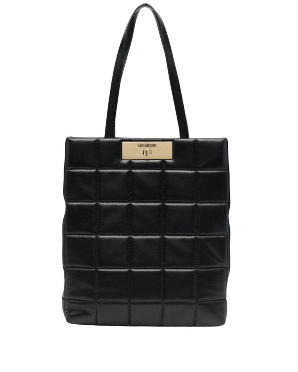 Love Moschino Black Logo Large Tote