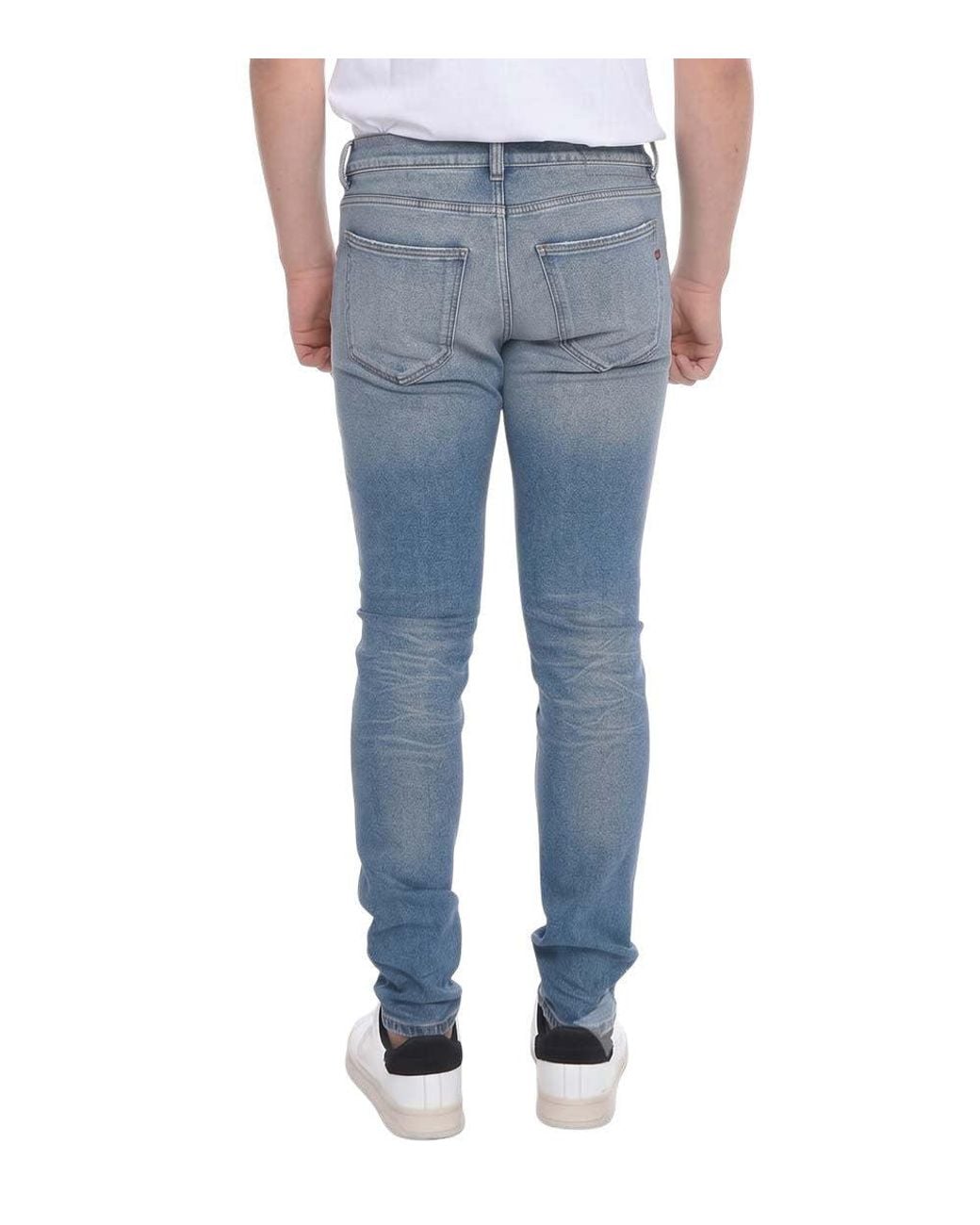 DIESEL Blue Slim Mid Rise Jeans for men