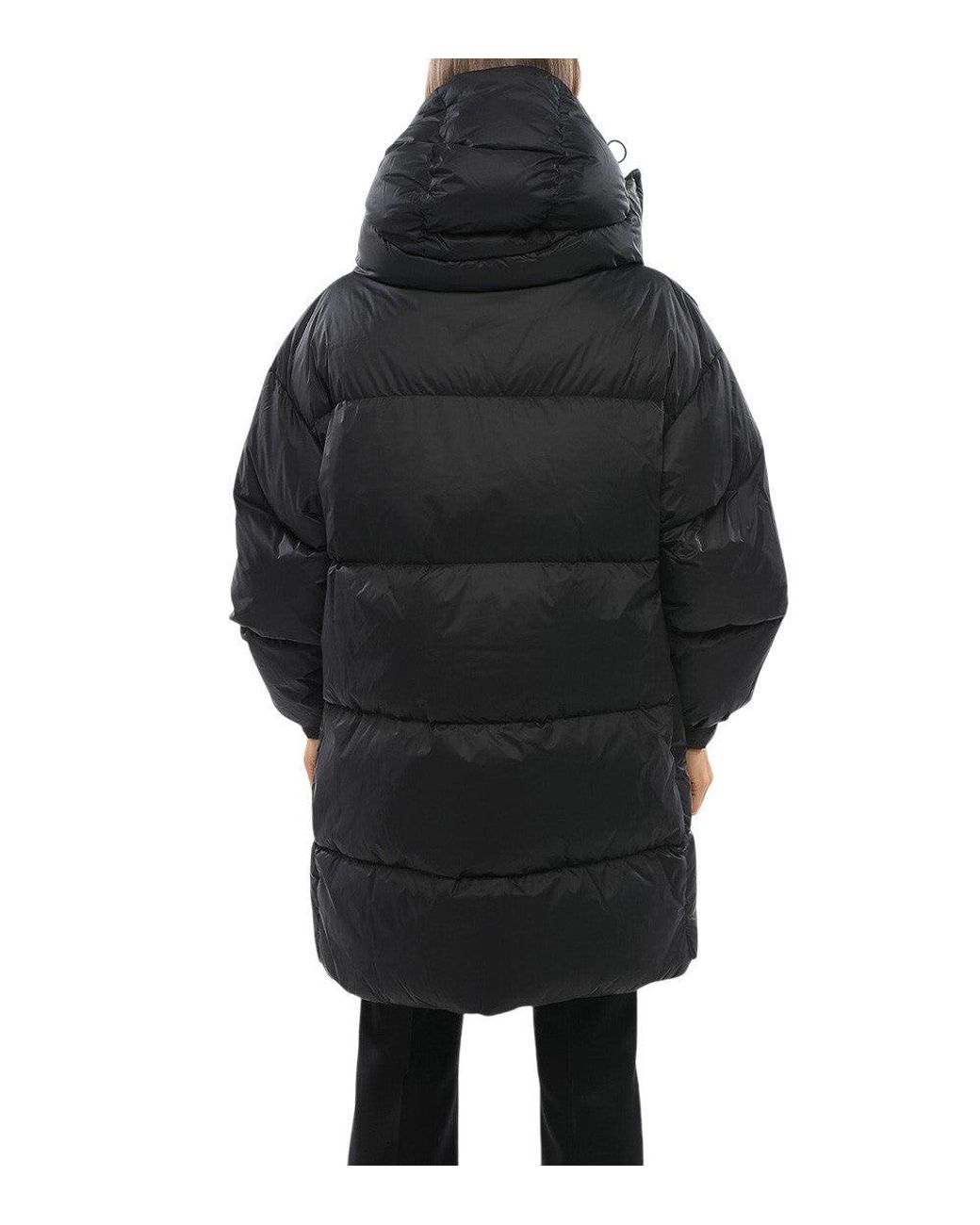 Bacon Black Quilted Hood Jacket