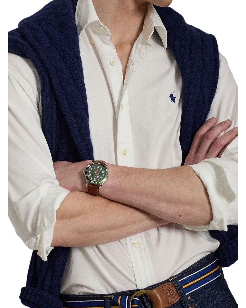 Polo Ralph Lauren White Regular Logo Shirt for men