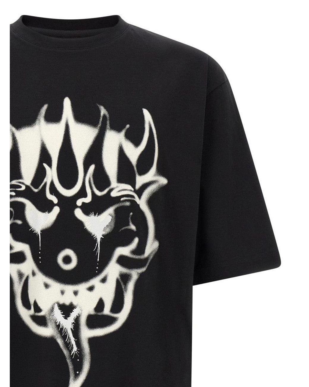 Y-3 Black Crew Neck T-Shirt for men