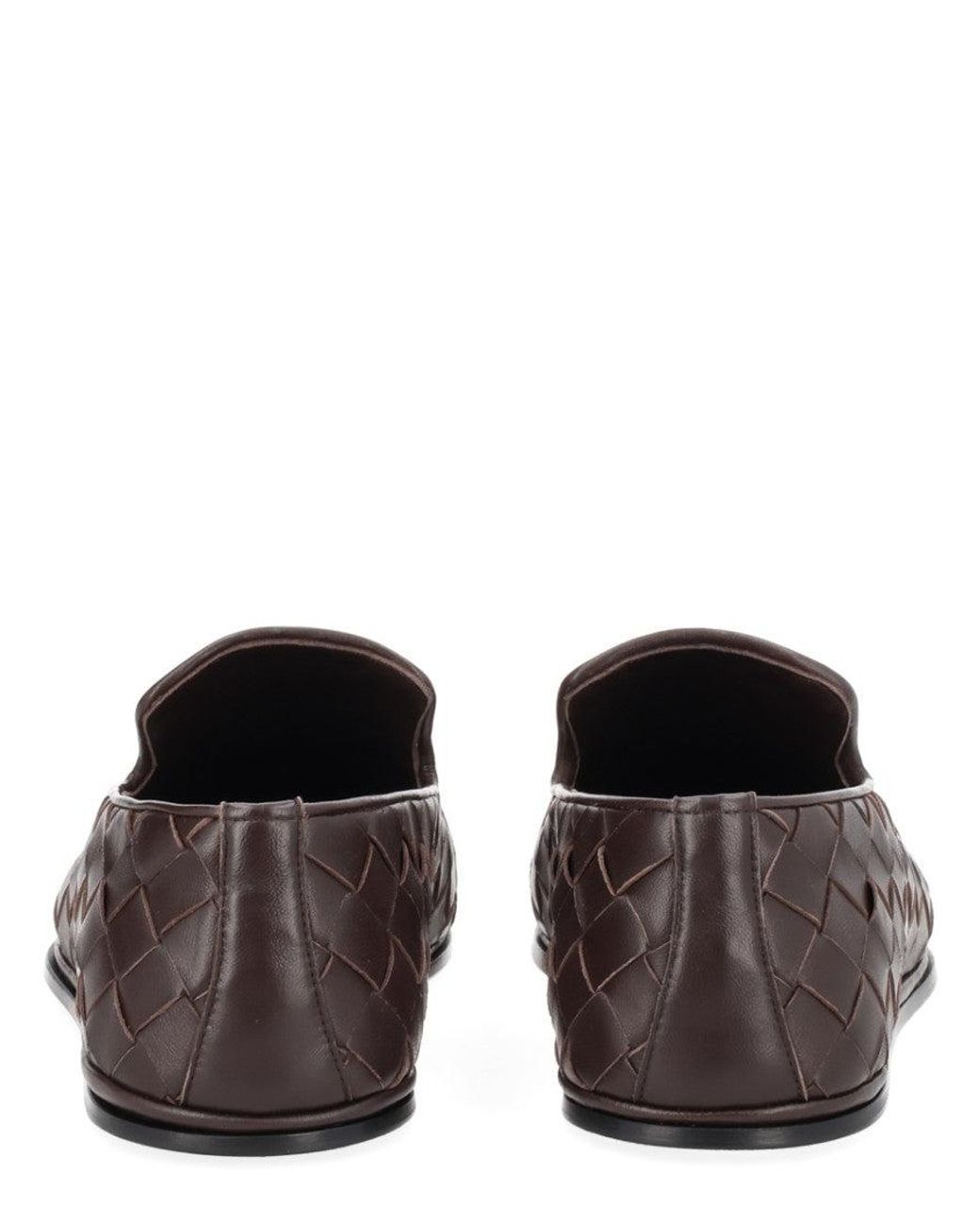 Bottega Veneta Brown Woven Collection Loafers for men