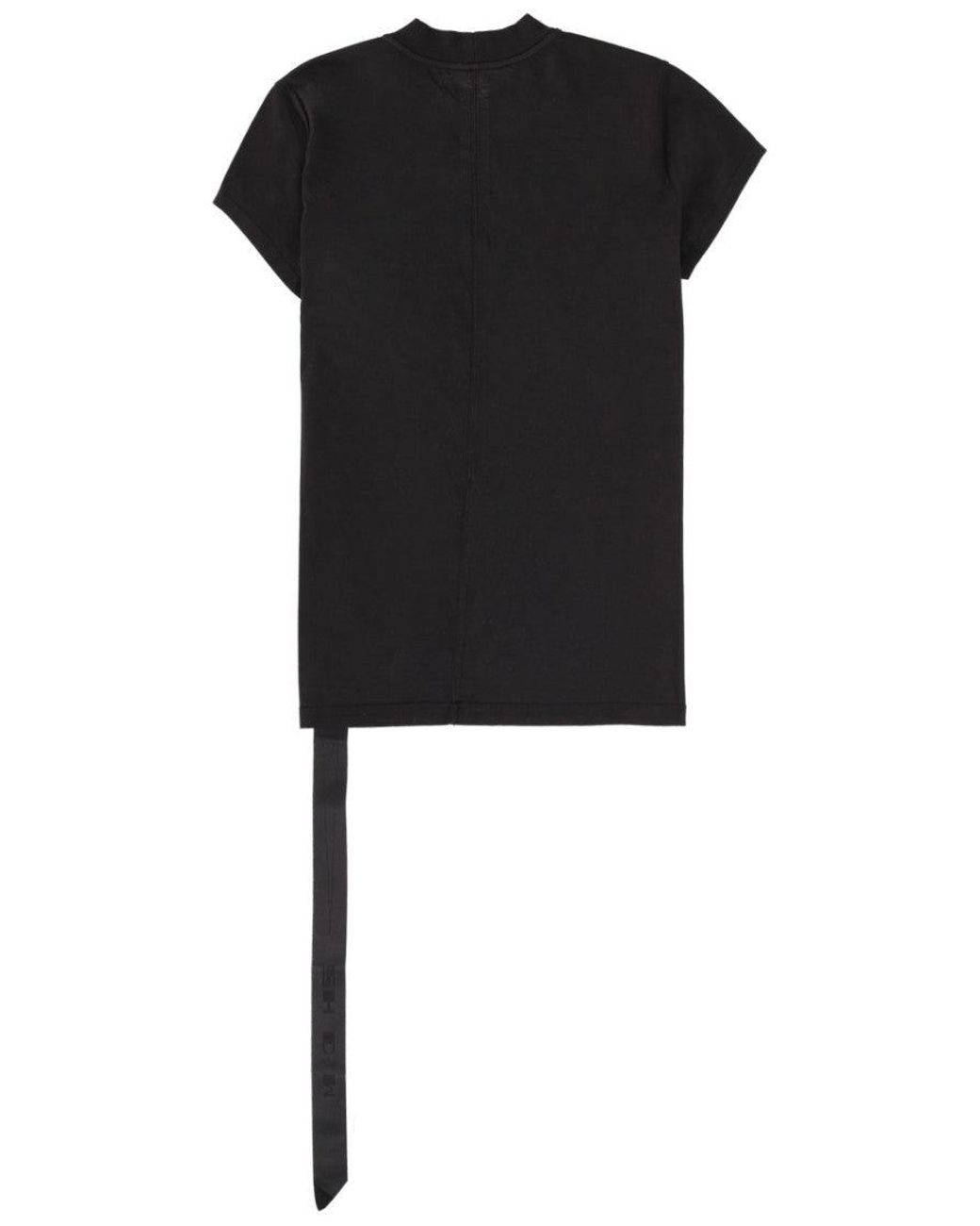 Rick Owens Black Solid Crew Neck T-Shirt