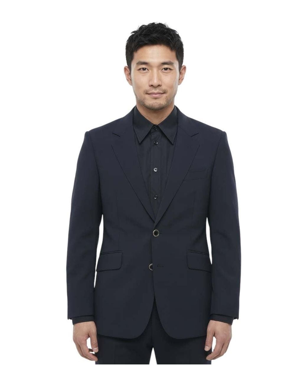 PT Torino Blue Notched Lapel Blazer for men