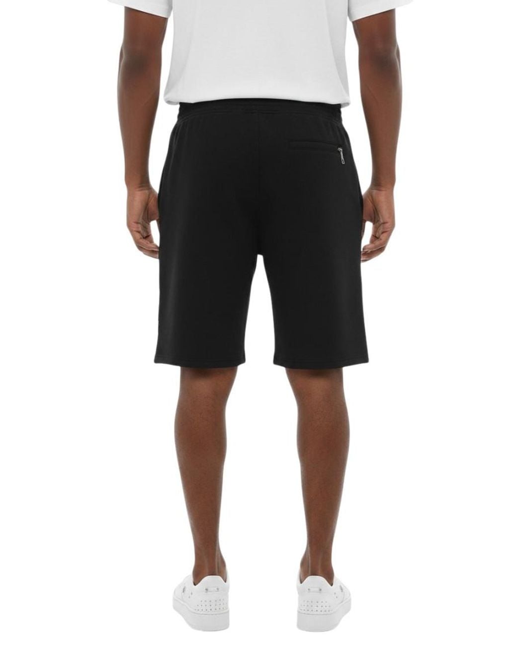 Neil Barrett Black Regular Printed Shorts for men