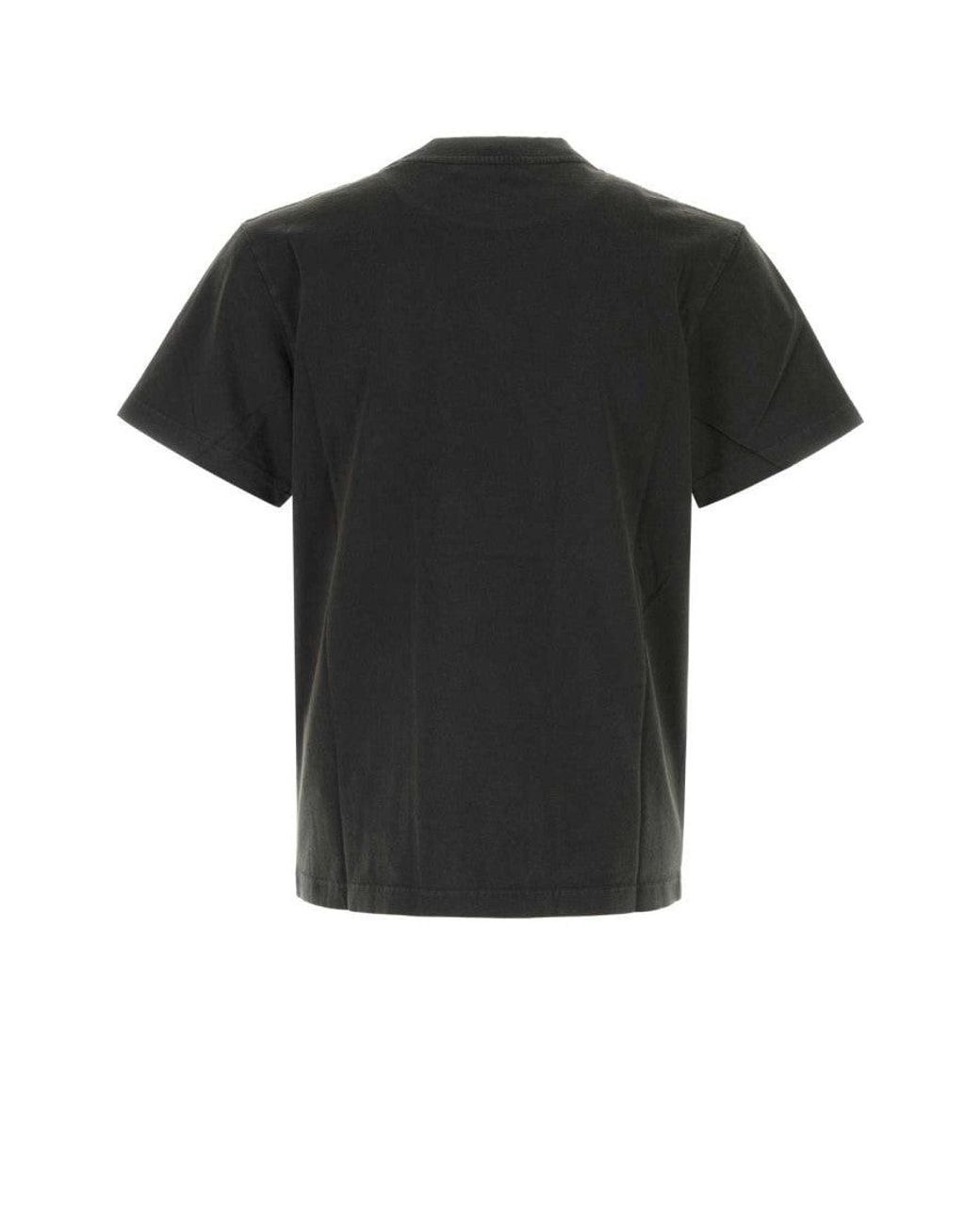 Entire studios Black Crew Neck T-Shirt for men