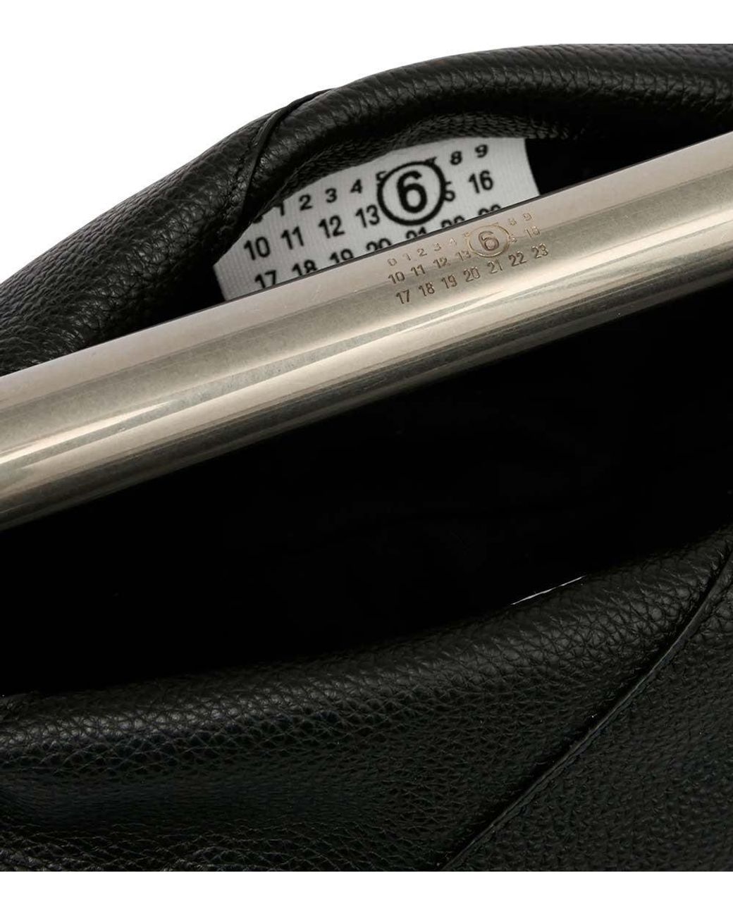 MM6 by Maison Margiela Black Logo Clutch
