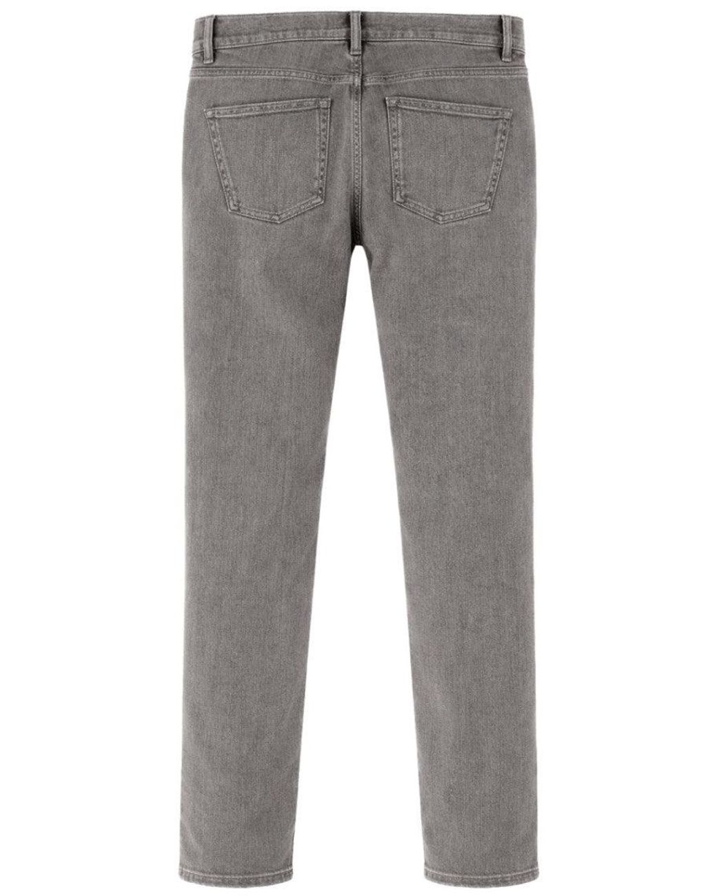 Lardini Gray Mid Rise Jeans for men