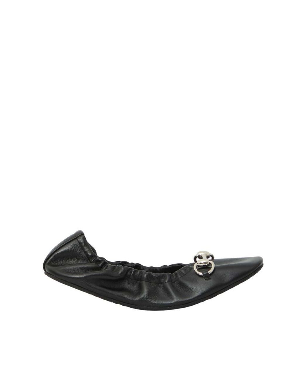 Gucci Black Prima Ballet Flats
