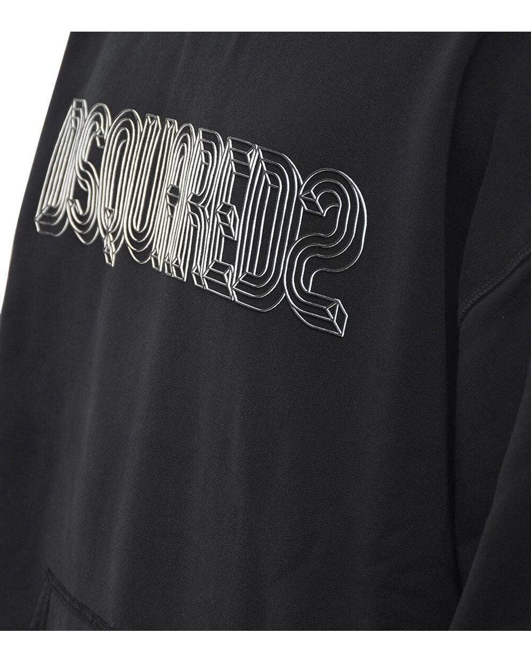 DSquared² Black Crew Neck Sweatshirt for men