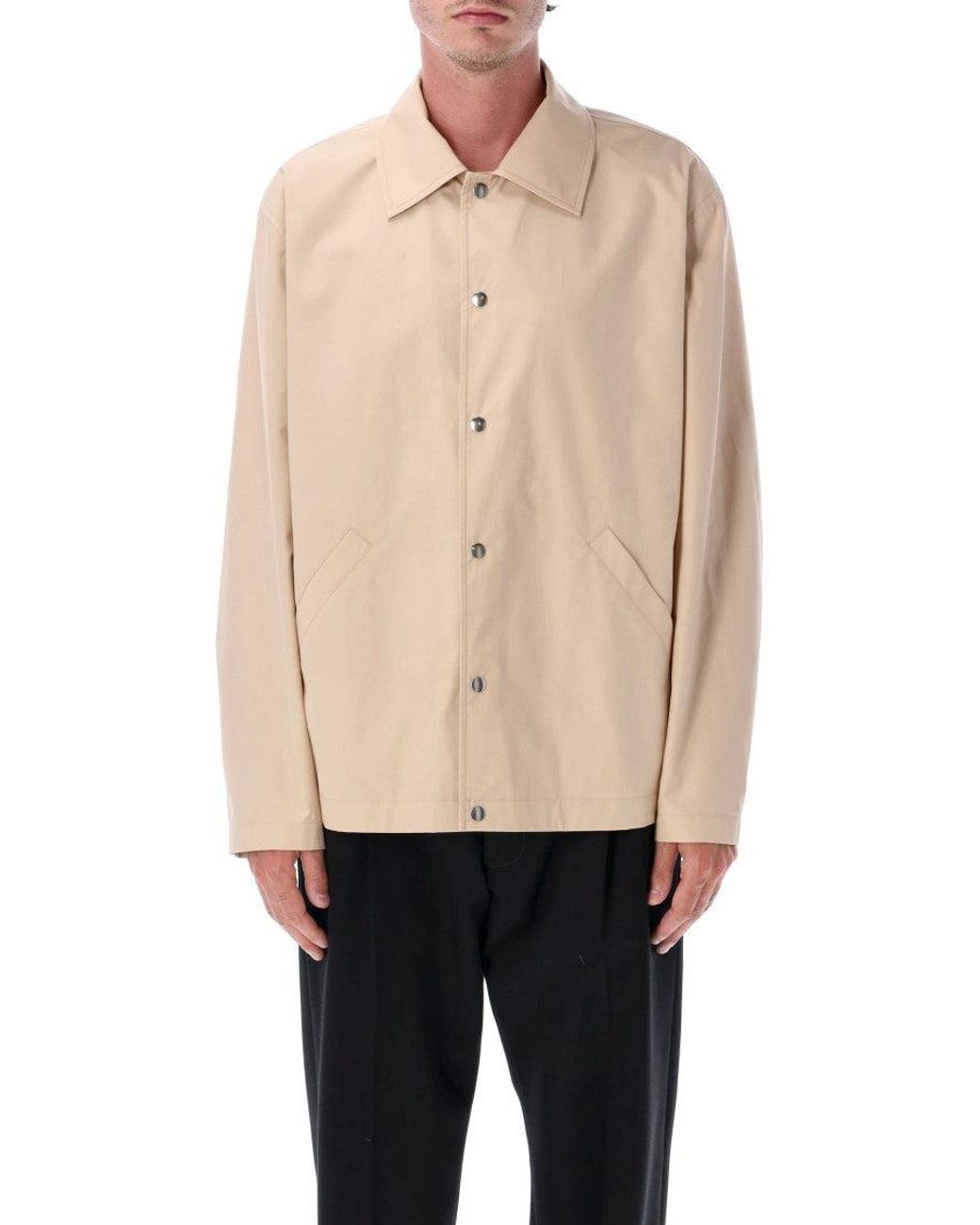 Jil Sander Natural Logo Jacket for men
