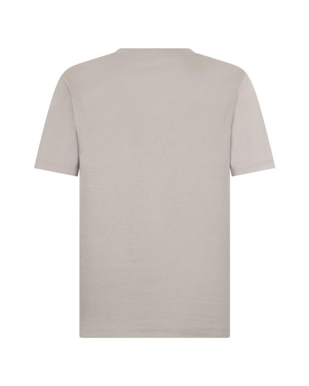 Boss Gray Crew Neck T-Shirt for men