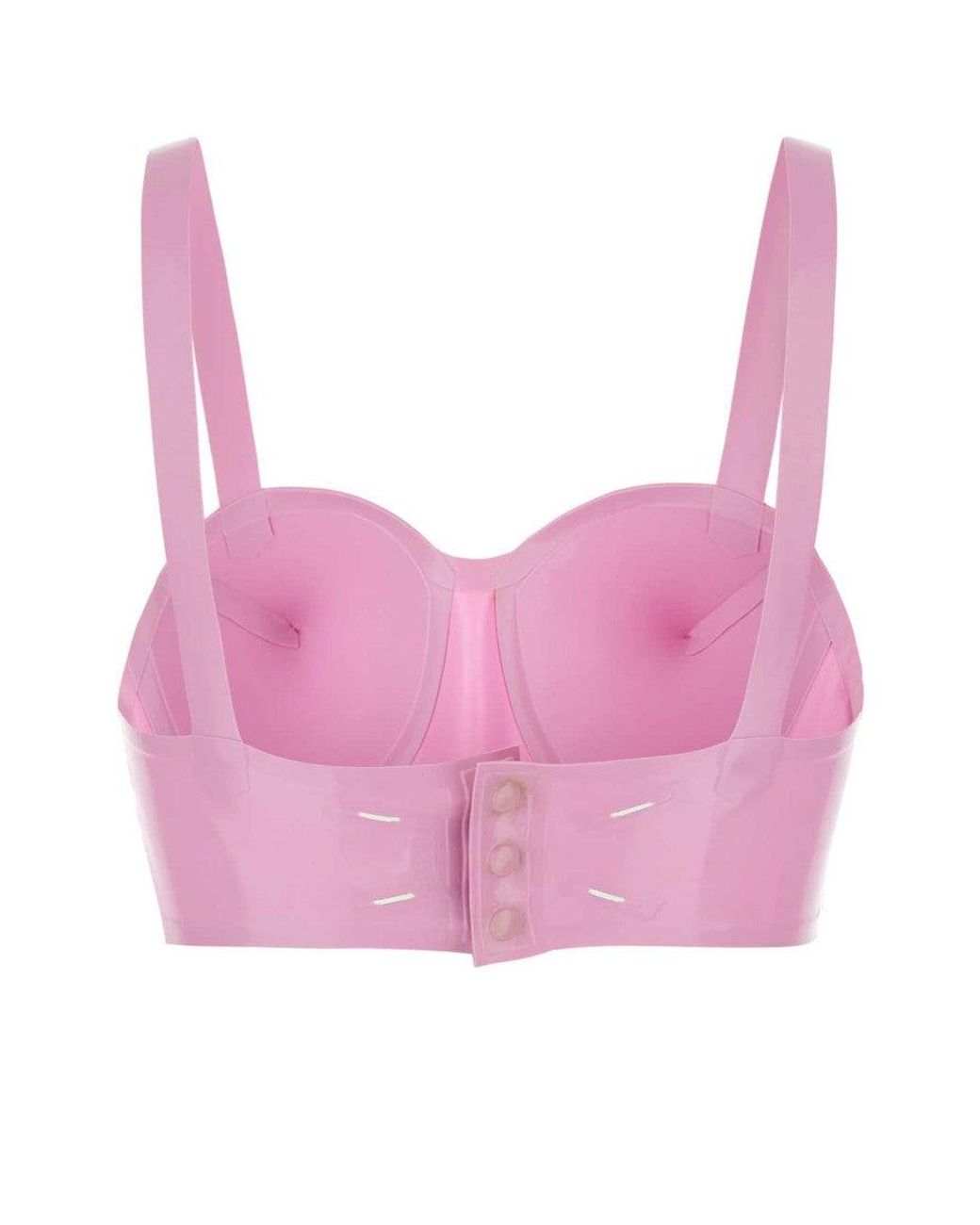 Maison Margiela Pink Prink Crop-Top