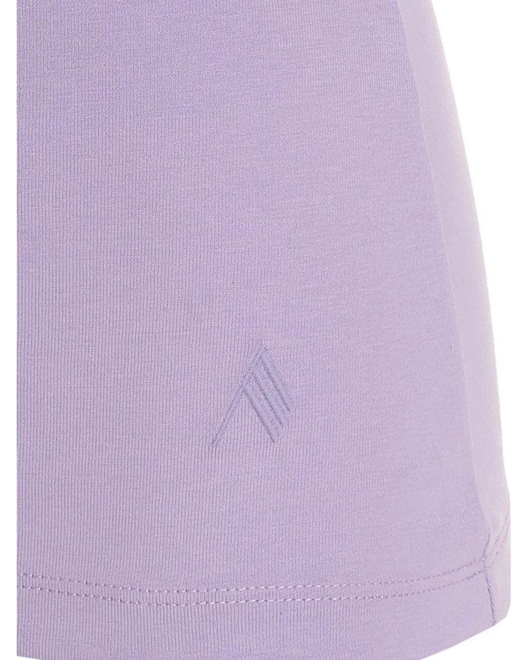 The Attico Purple Cotton T-Shirt