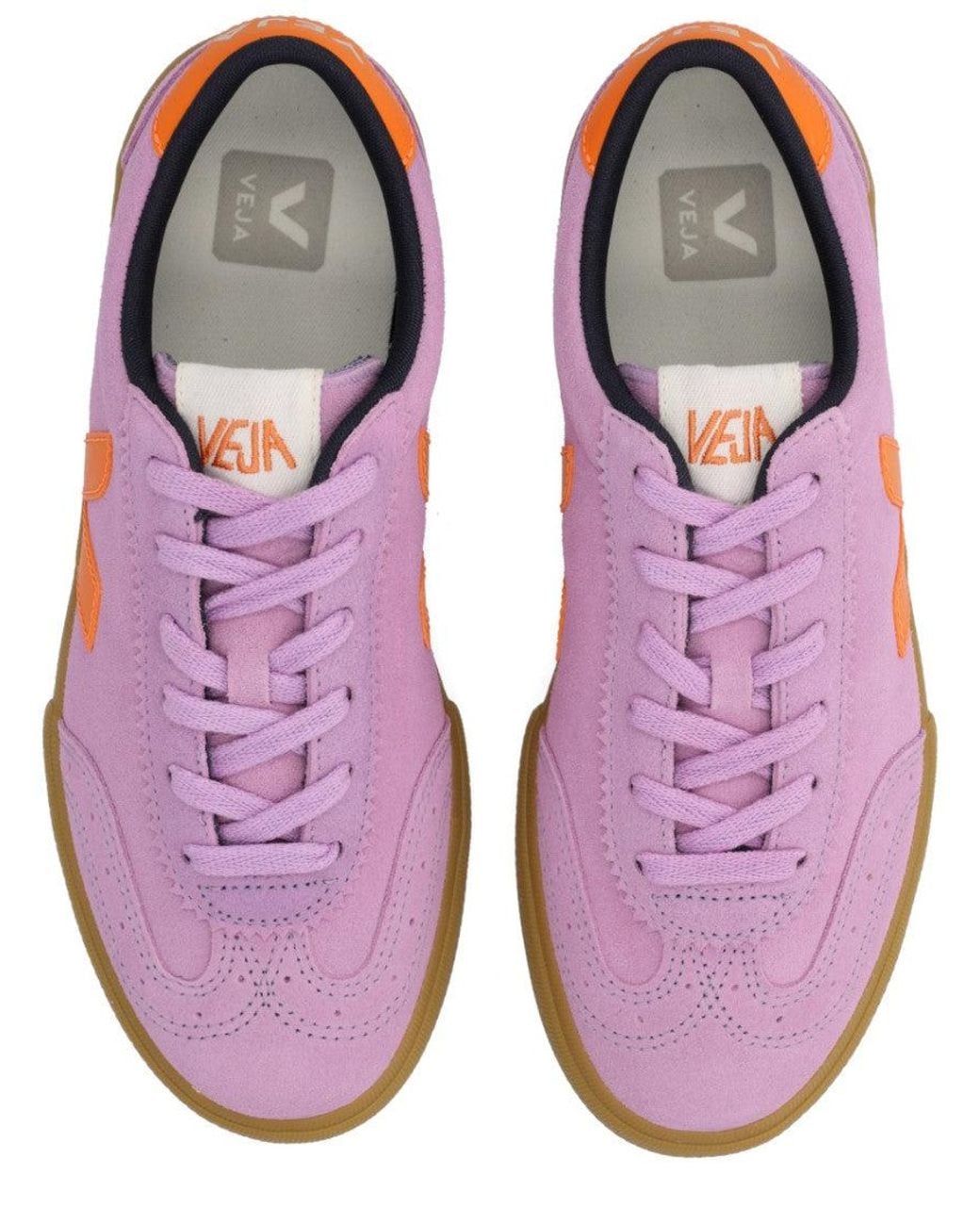 Veja Pink Logo Sneakers