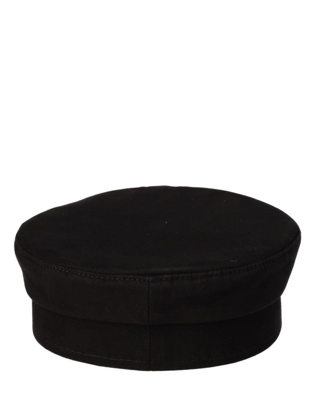 Ruslan Baginskiy Black Baker Boy Hat Exterior: Cotton