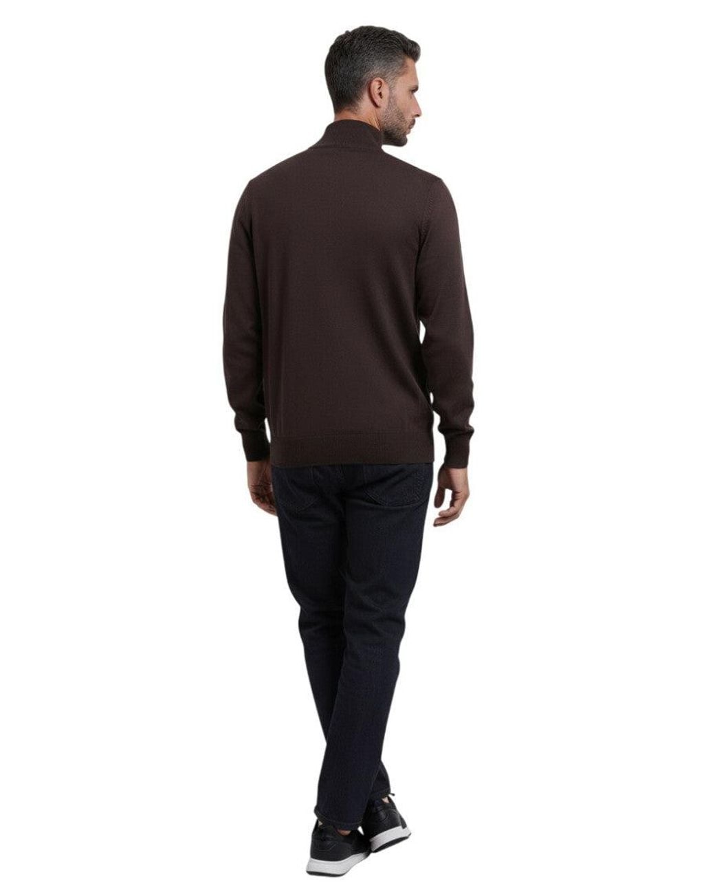 Boss Black Dark Zip Up Cardigan for men