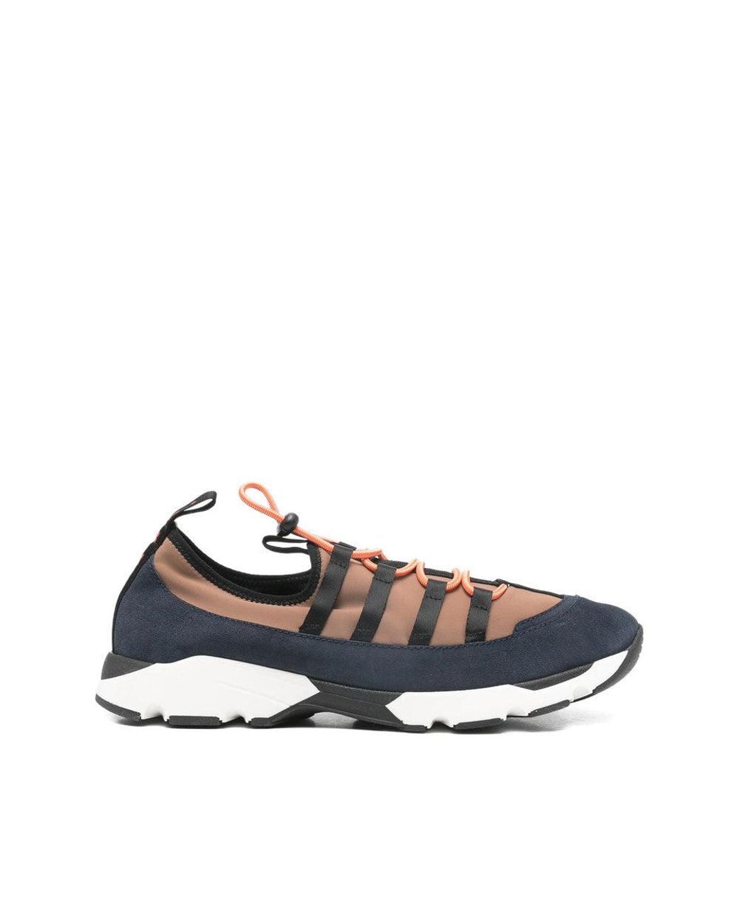 Marni Blue Color Block Sneakers for men