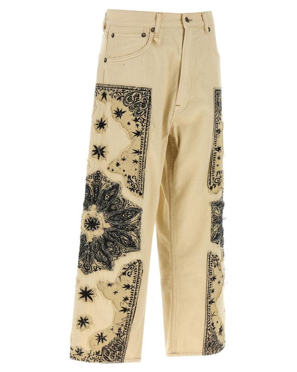 R13 Natural Straight Regular Jeans