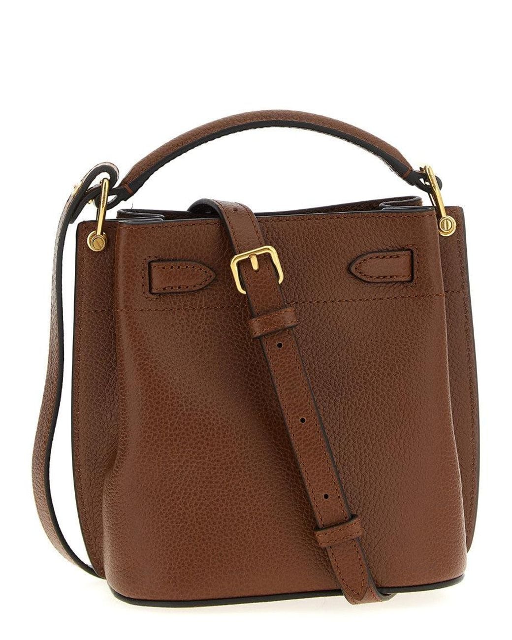 Mulberry Brown 'Islington' Mini Bucket Bag