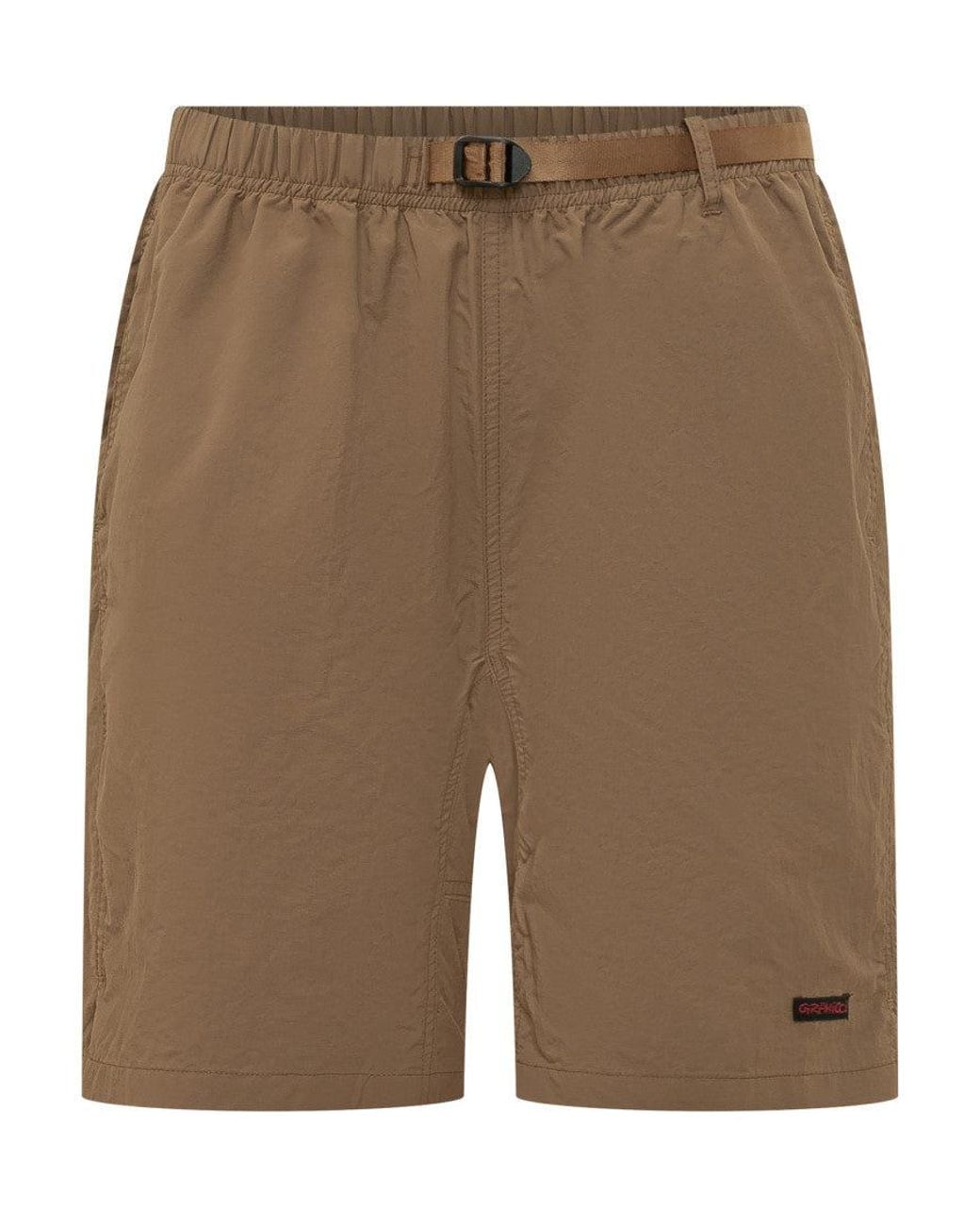 Gramicci Brown Logo Shorts for men
