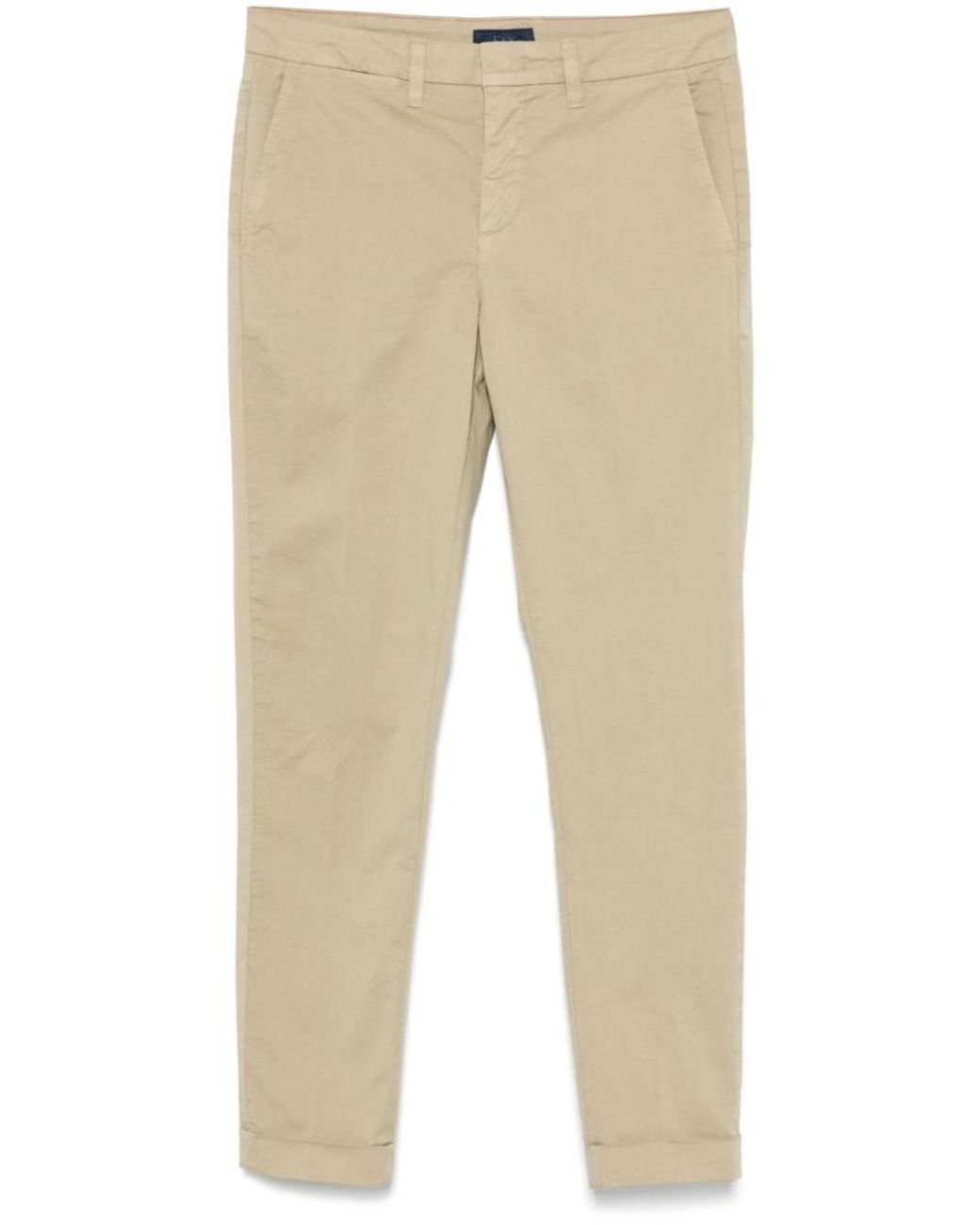 Fay Natural Classic Capri Pants for men