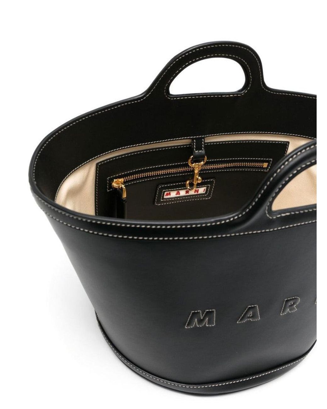 Marni Black Tropicalia Satchel Bag