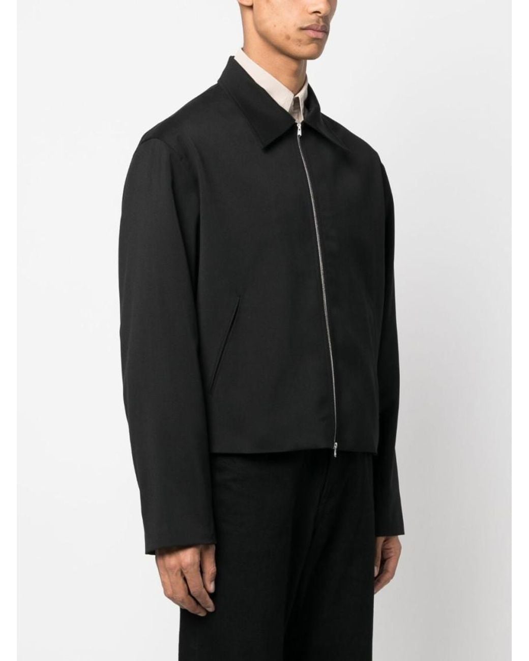 Our Legacy Black Mini Virgin Wool Blouson Jacket