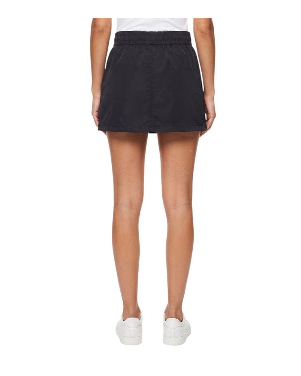 DIESEL Blue Solid Mini Skirt