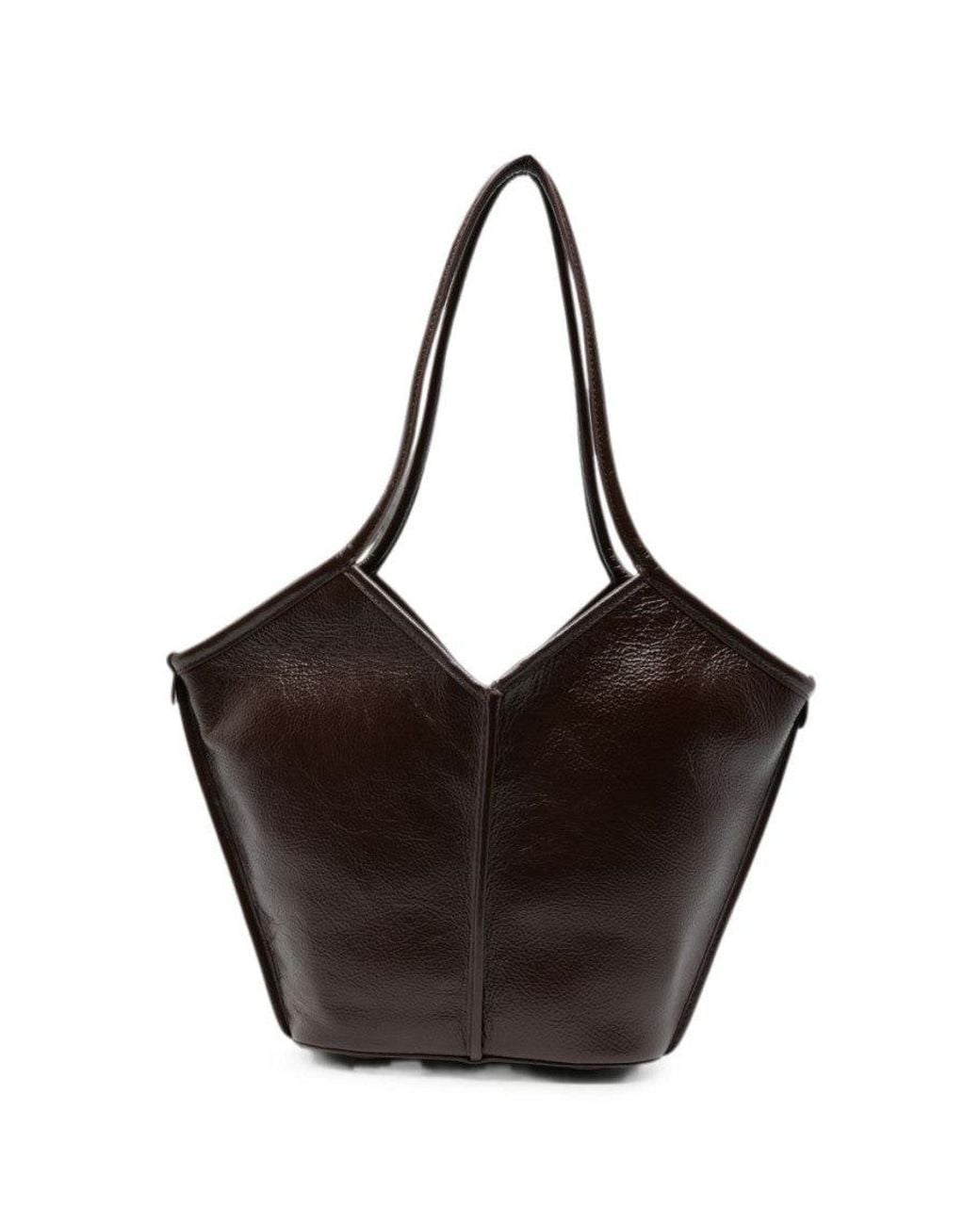 Hereu Black Dark Calella Large Tote