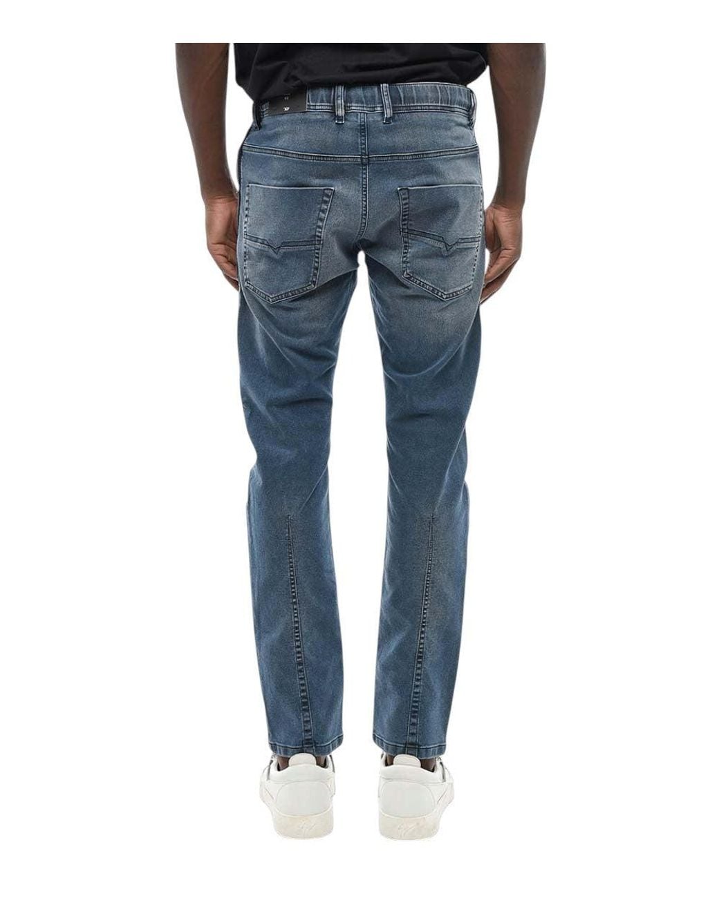 DIESEL Blue Slim Mid Rise Jeans for men