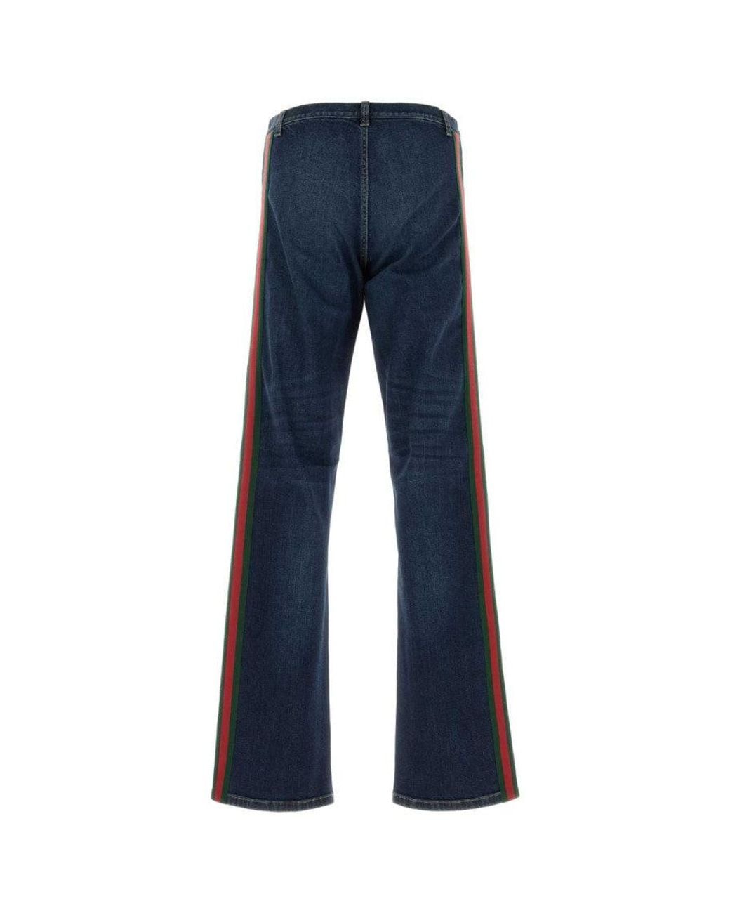 Gucci Blue Flared High Rise Jeans for men