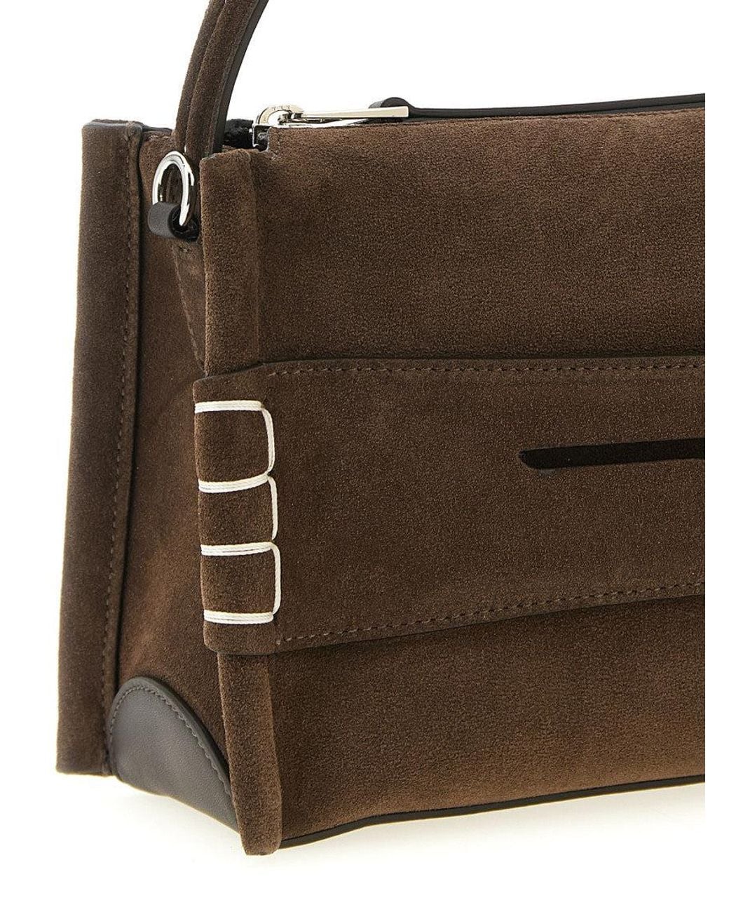 J.W. Anderson Brown Loafer Small Shoulder Bag