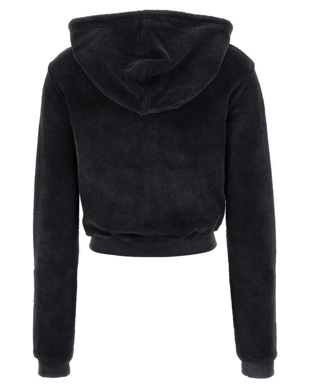Alexander Wang Black Terry Hoodie