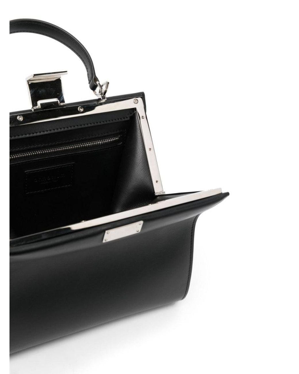 ARMARIUM Black Anna Small Leather Handbag
