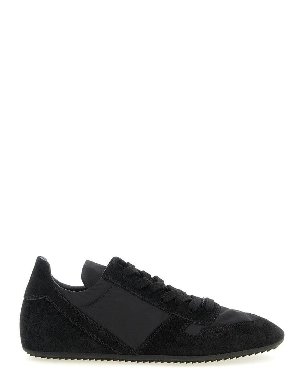 Rick Owens Black Minimal Sneaks Sneaker for men