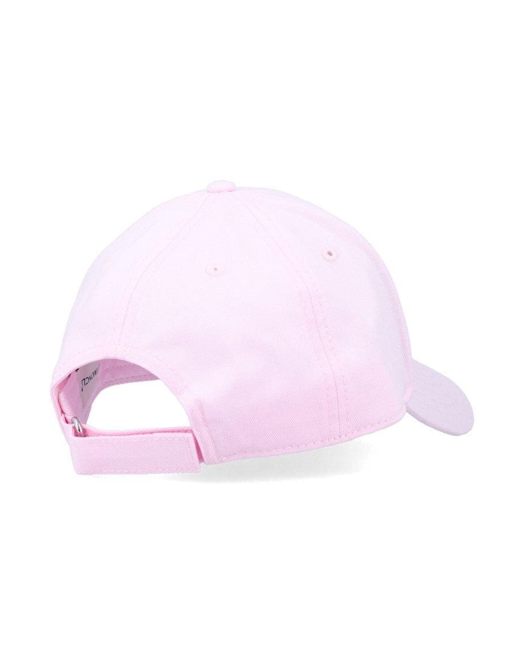 Moncler Pink Logo Baseball Hat
