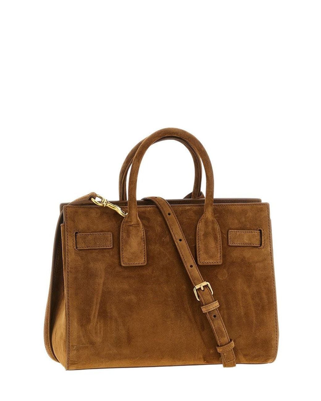 Saint Laurent Brown Sac De Jour Small Satchel