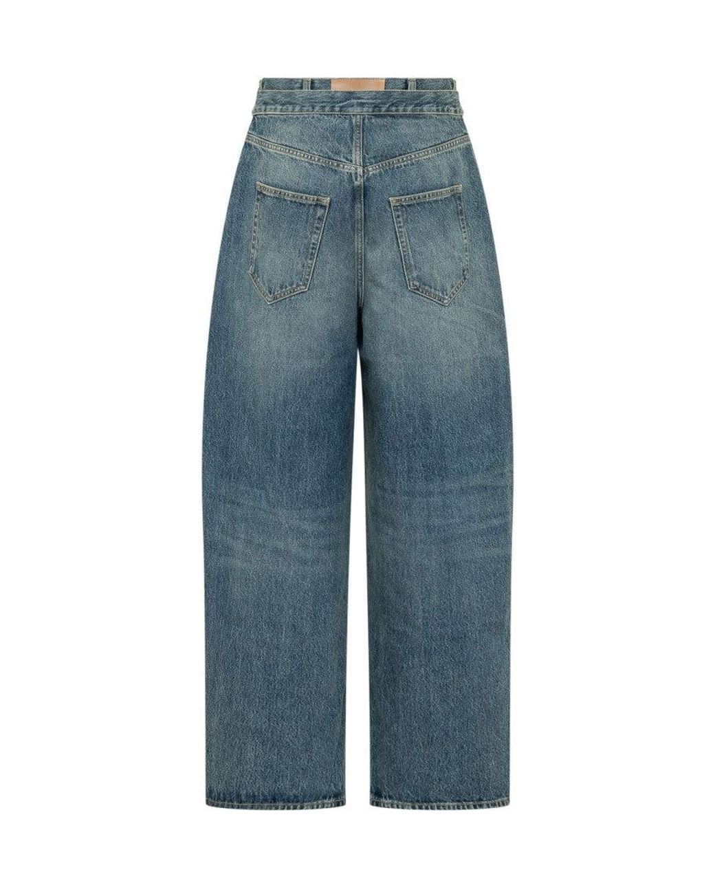 The Attico Blue High Rise Jeans