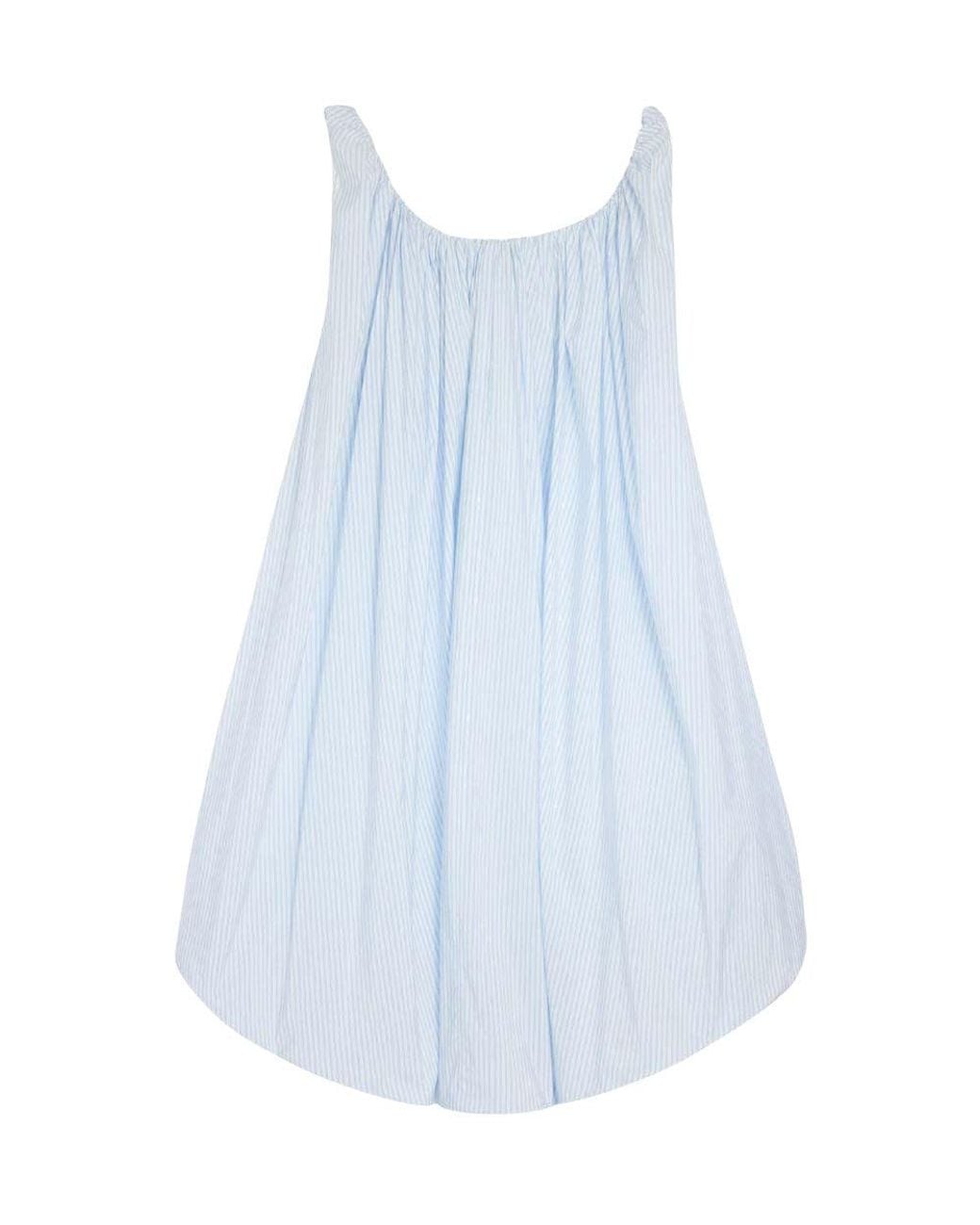 Jacquemus Blue Light Scoop Neck Dress